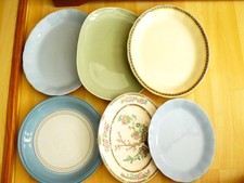 6 x VINTAGE SERVING PLATTERS