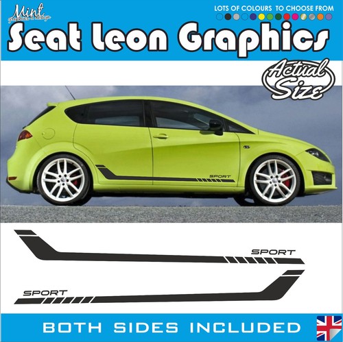 Seat leon side - leon, stripes