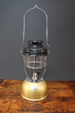 Tilley Lamp Stormlight X246B Paraffin Pressure Lantern Gold Tank Vintage