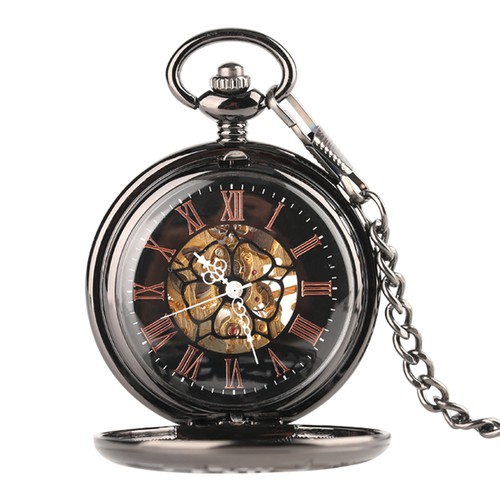 Luxury black half hunter - black,