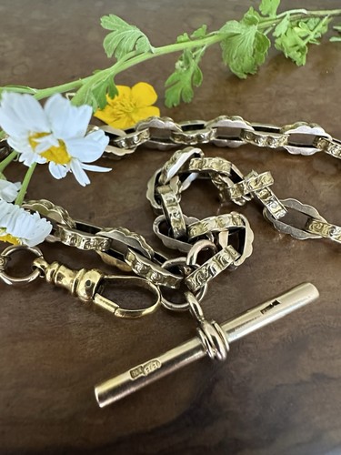 Victorian 9ct gold albert - victorian,