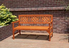 Garden Bench 146cm 3 Seater
