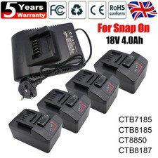 for Snap On Battery CTB8185 CT8810 CT8850 CTB7185 CTB8187 CT7850 CTC720 Charger