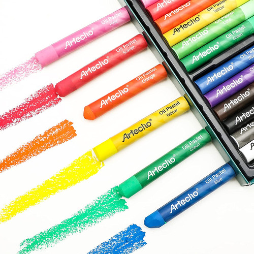 Oil pastels set colors - pastels,