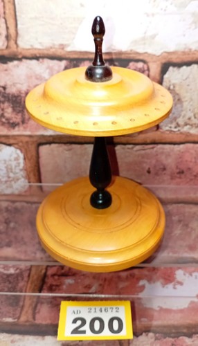 Turned wooden vintage - wooden, pin