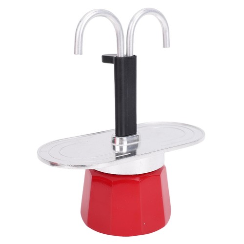 Cup coffee pot red aluminum - 2,