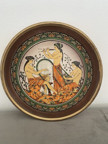 Lovely small pottery plate - small,