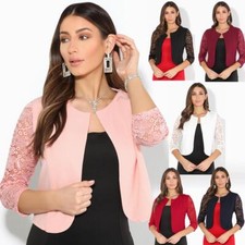 Womens Ladies Bolero Shrug