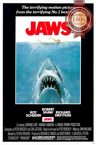 Jaws official original 1975 - jaws,