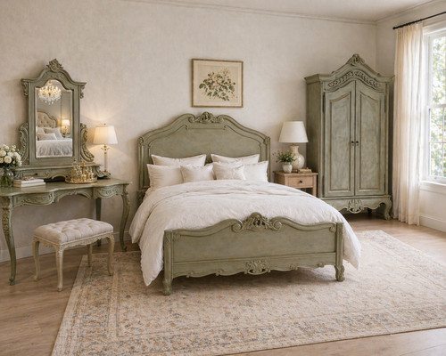Antique style french wardrobe - style,