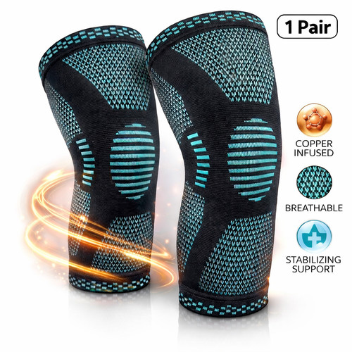 Copper knee support brace - support,