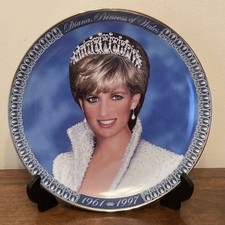 A Tribute to Princess Diana, Plate by Franklin Mint, 20.5 cm.