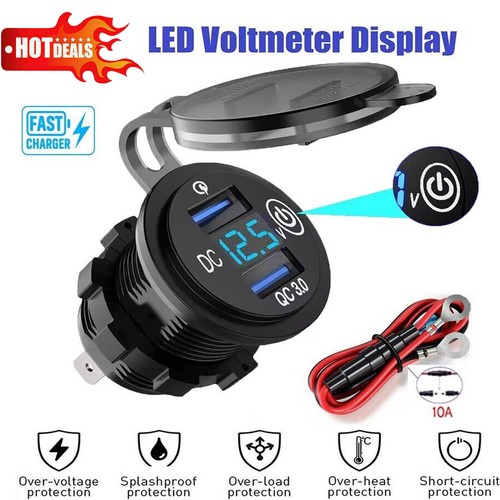 12v qc3 dual usb - 12v,