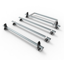 Renault Master Roof Rack 2010 to 2024 4 Bars Stops Roller LWB only- AT83LS+A30