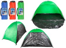 Beach Tent Pop Up Family Sun Shelter 2M x 1.2M Zip Up UV40 Protection,Carry Bag