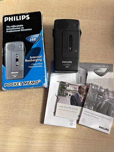 Unused philips pocket memo - pocket,