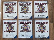 Heart of Midlothian HMFC Hearts FC 1985-1986 18 Home Scottish Premier Programmes