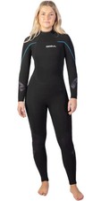 2025 Gul Womens Response 5/3mm GBS Back Zip Wetsuit - Black