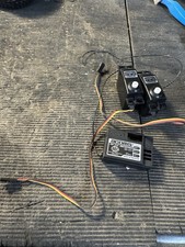 Acoms Vintage Ar201 Receiver As12 Servos VGC Working Rc Car Radio Gear 27mhz 