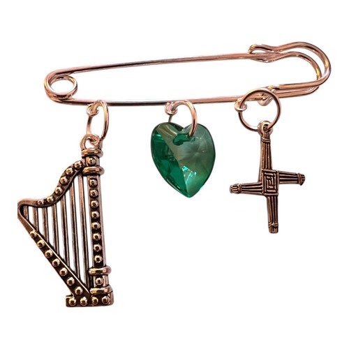 Silver tone brigid s - silver,