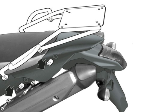 Shad top box rack rear - shad,