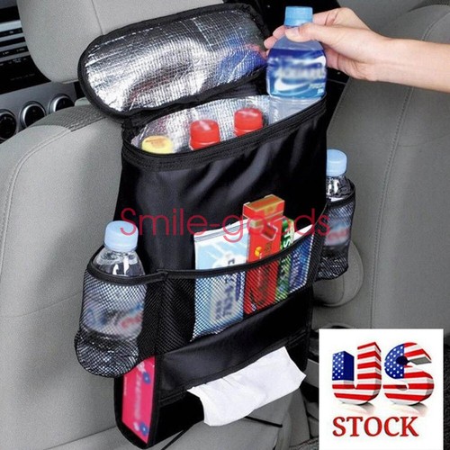 Car seat back storage bag - car,