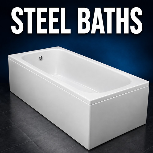 Steel bath tub - bath, 1500mm