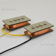 Precision Electric Bass Guitar Vintage P B  Pickup AlNiCo 5 Flat / Stagger Pole