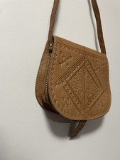 Vintage Brown Leather Saddle