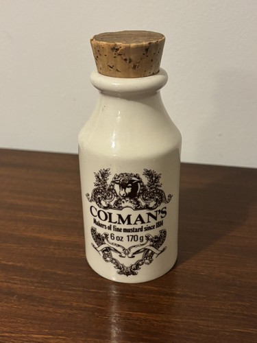 Vintage colman mustard pot - mustard,