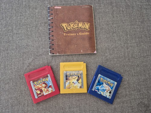 Genuine pokémon red blue - pokémon, red,