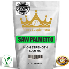 Saw Palmetto  365 Capsules  /Tablets 5000 Mg PROSTATE  URINARY TRACK HAIR LOSS