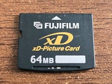 Genuine Fujufilm xD Picture Memory Card 64MB Olympus Camera Japan