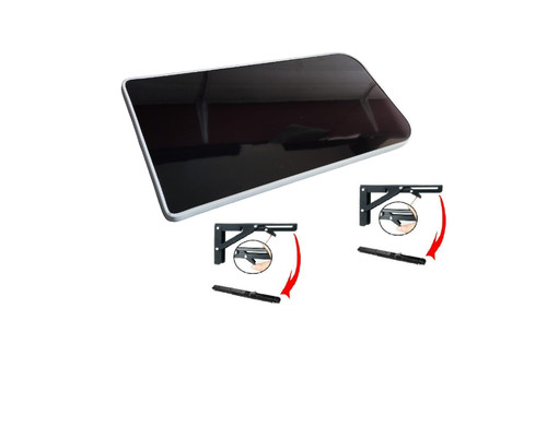 Small gloss black folding - small,