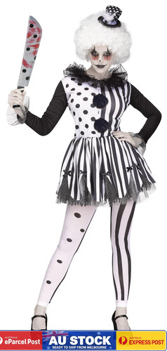 Ca458 killer clown costume - killer,