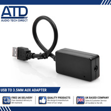 USB To AUX 3.5mm Input Adapter