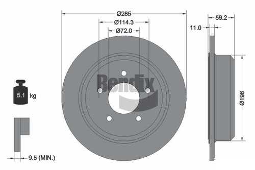 Pcs bendix braking - bendix,