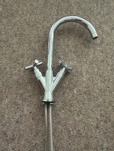 Blanco kitchen tap chrome twin - chrome,