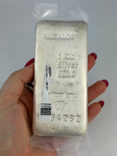 Metalor 1kg fine silver - metalor,