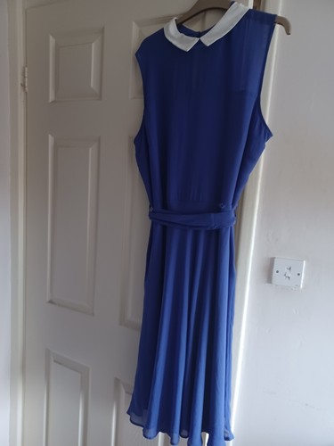 Debenhams purple lined dress - lined,