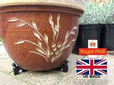 3x Pot Risers Planter Stands Feet Lifts Stacks Garden Patio Bracket Supports