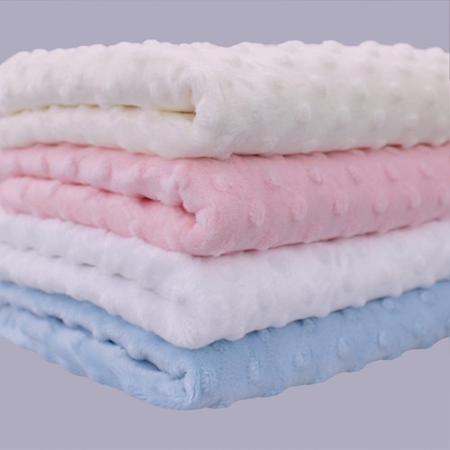 Dimple dot soft fleece fabric - dot,