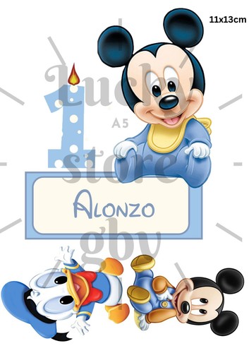 Baby mickey mouse - 1st, birthday