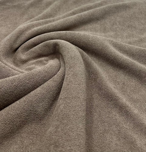 Mocha terry towelling - mocha,