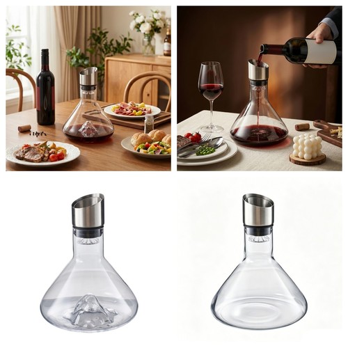 Wine decanter with built - decanter,