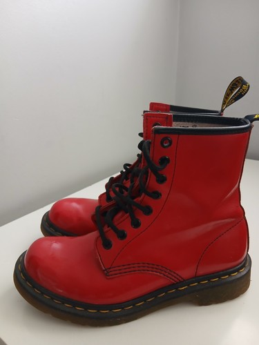 Martens red patent - dr,