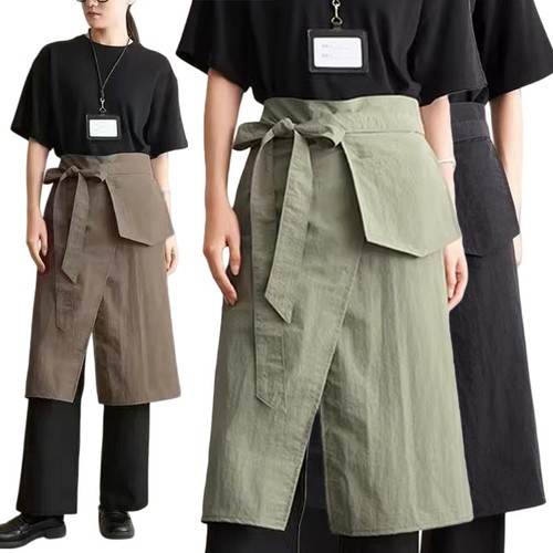 Japanese style half body apron - japanese,