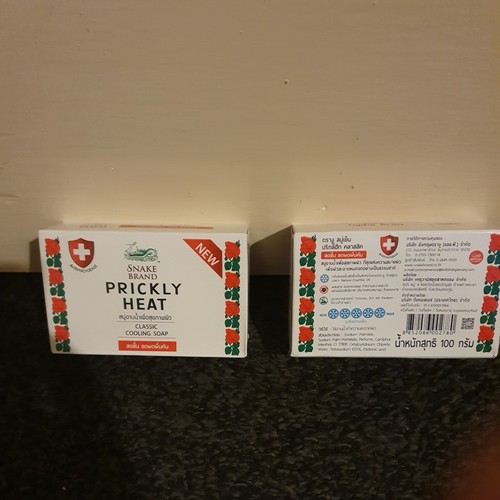 Prickly heat cooling soap - heat,