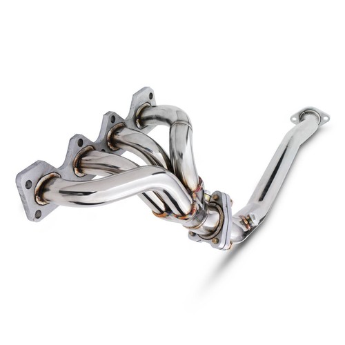 Stainless steel exhaust - stainless, 4-1
