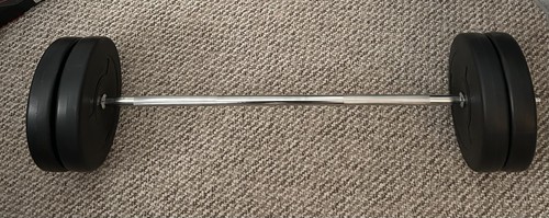 4ft straight spinlock barbell - 4ft,
